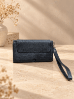 کیف پول چرم طبیعی شایان رنگ مشکی